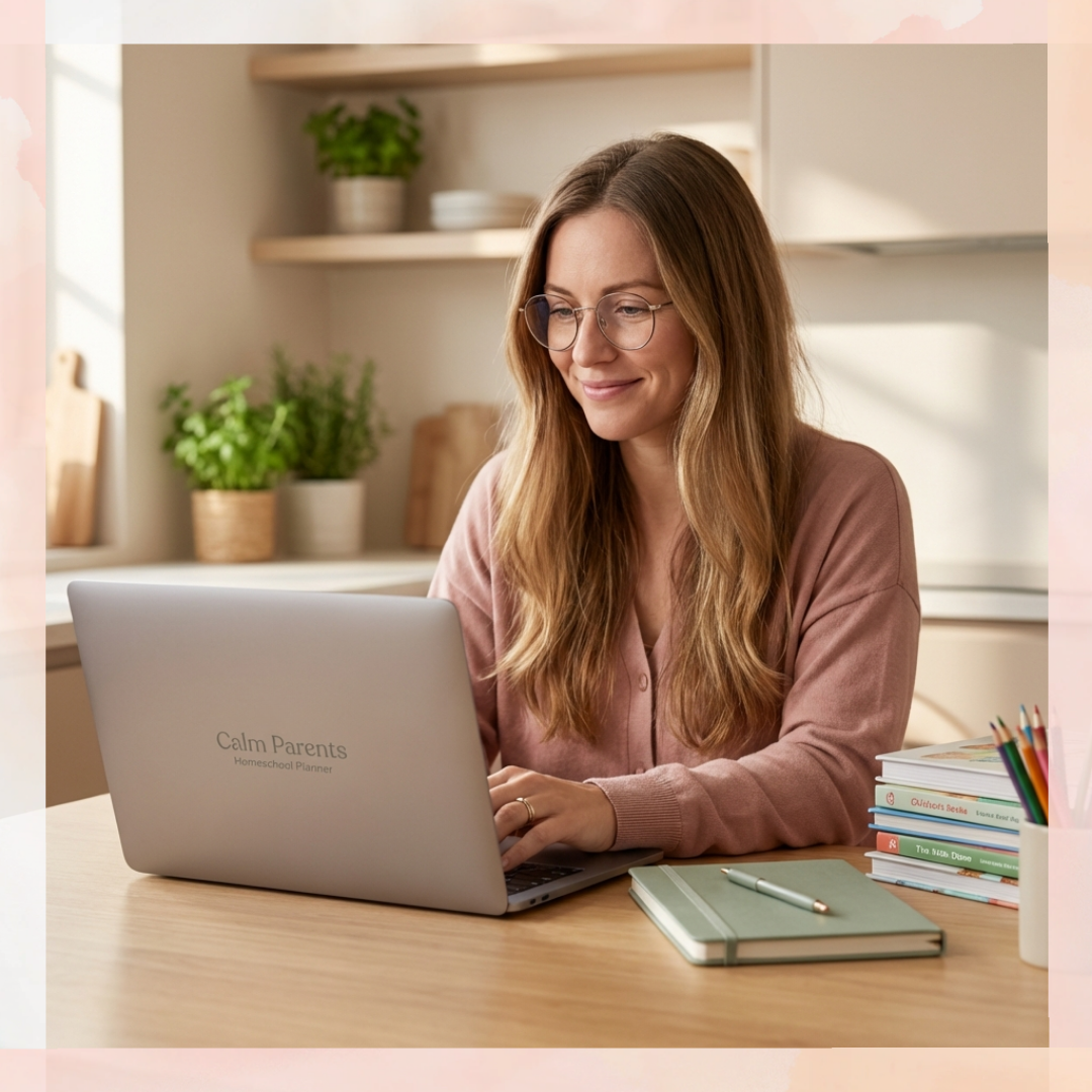 Calm Parents Homeschool Planner – digital homeschool planner preview